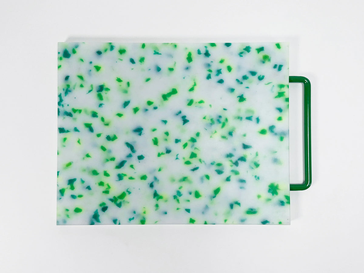 Large Cutting Board / Green-White