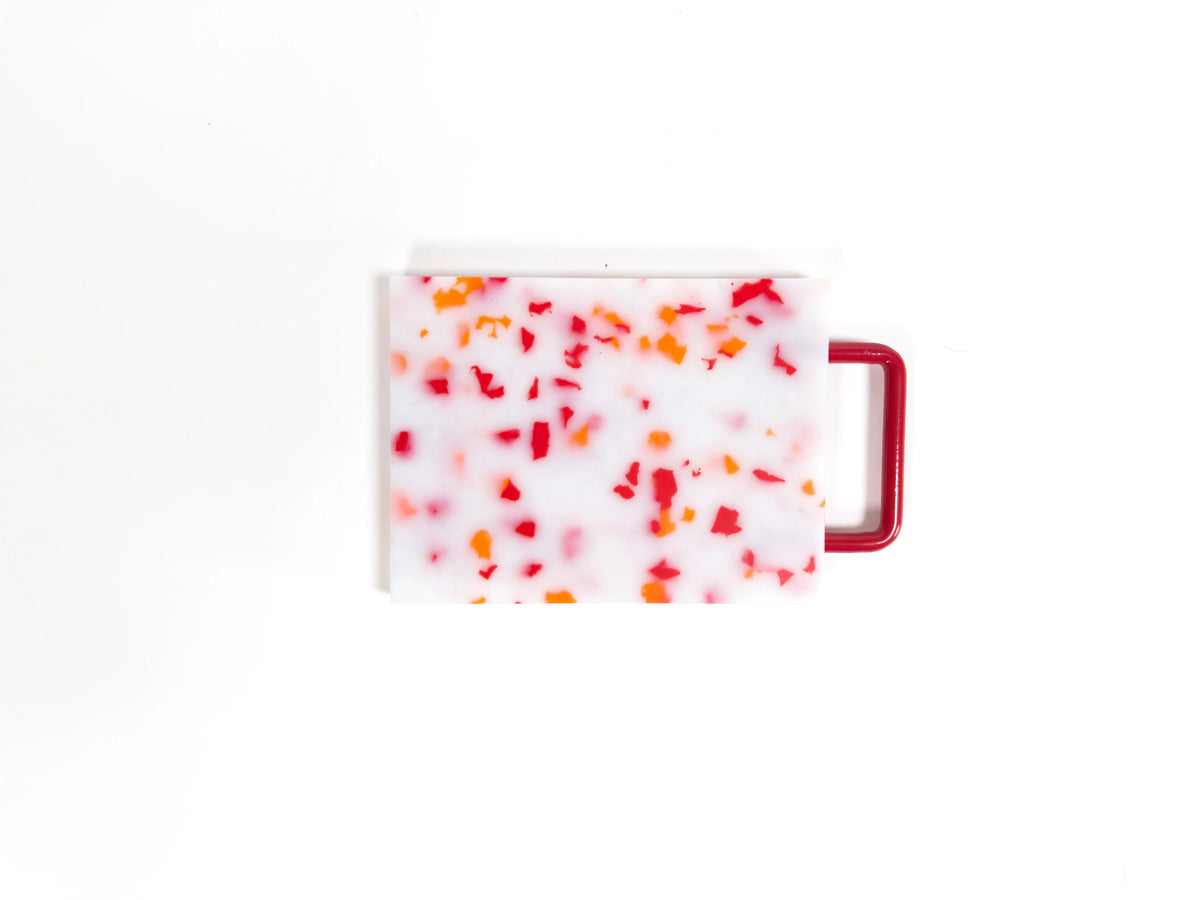 Small Cutting Board / Red-White