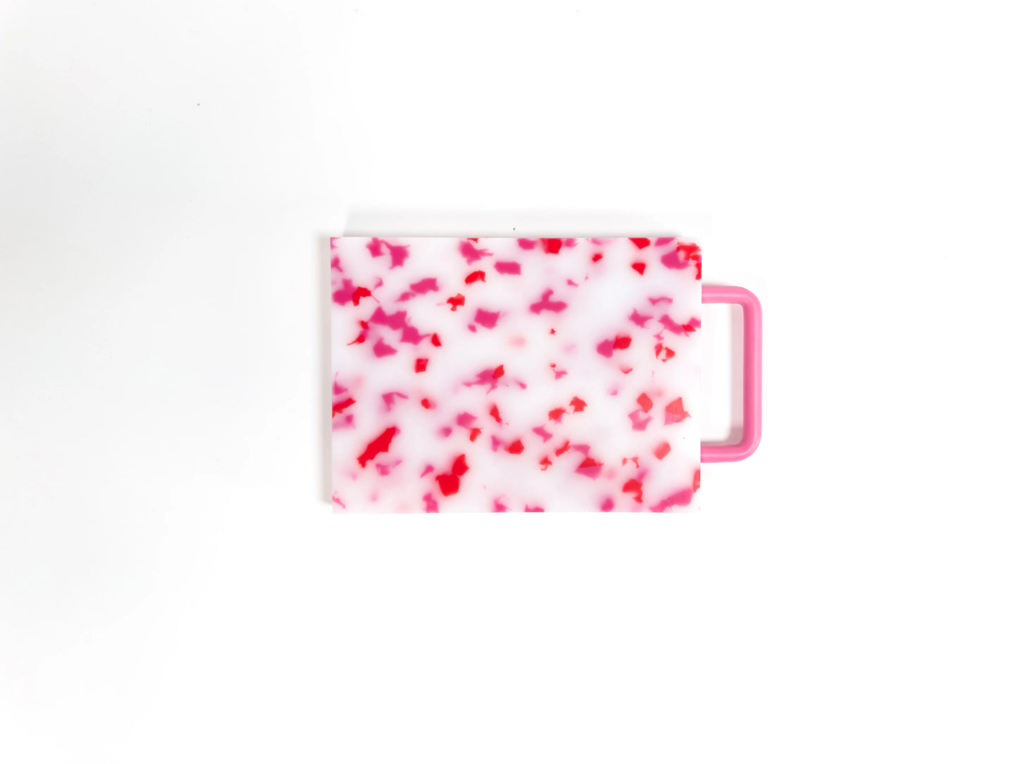 Small Cutting Board / Pink and White