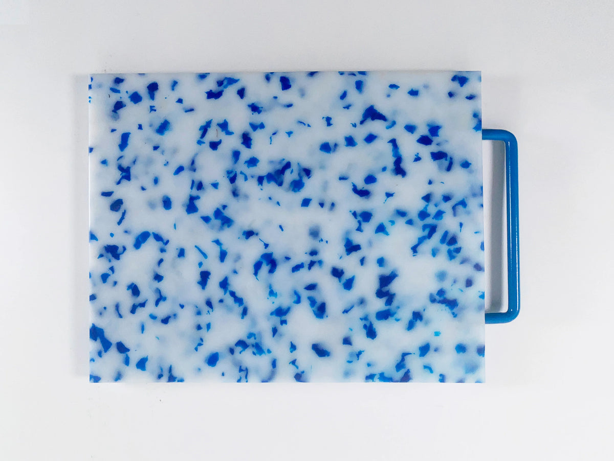 Large Cutting Board / Blue-White