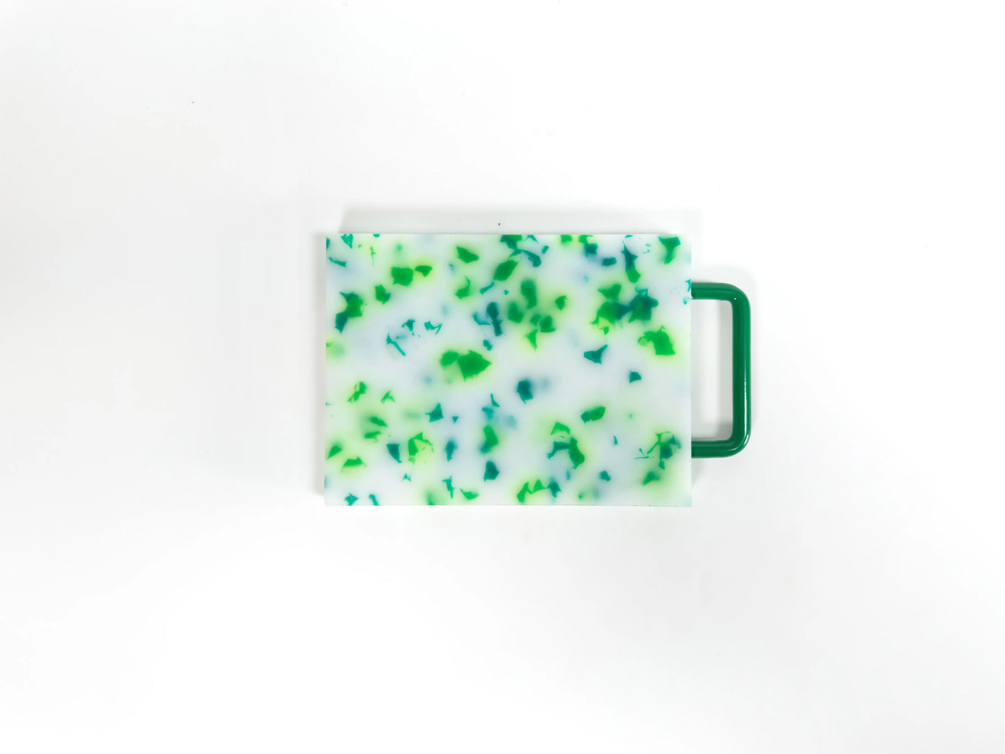 Small Cutting Board / Green and White